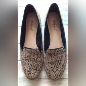 X-Appeal Tan& Black loafers